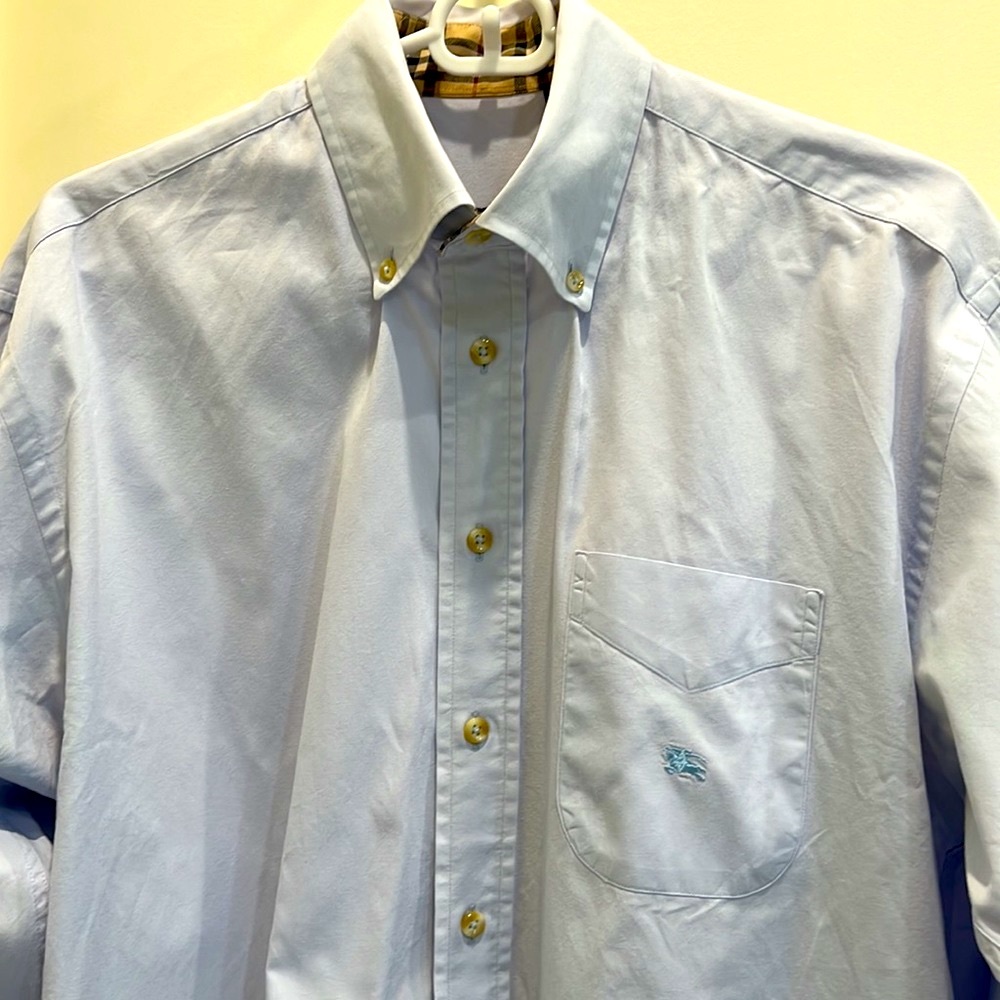 Men’s Light Blue Burberry shirt
